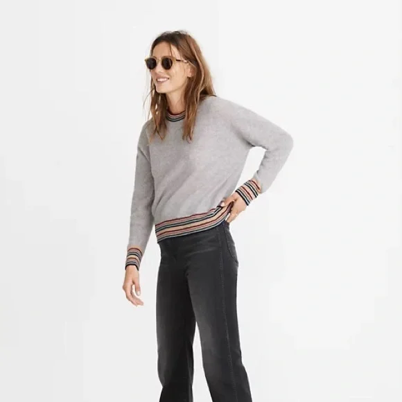 Madewell gray oversized Cashmere Sweater - Picture 11 of 11